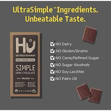 Hu Chocolate Bars | 12 Pack Simple Chocolate | Natural Organic Vegan, Gluten Free, Paleo, Non GMO, F...