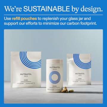 Nutrafol Clear Skin Acne Supplement for Women, Clinically Tested for Clearer, Smoother Skin, Physician-Formulated, Vegan - 1-Month Supply