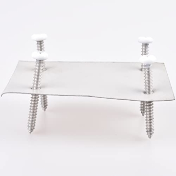 60 pcs White Screws for Home Repair & DIY Projects