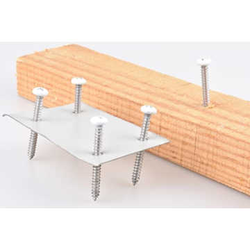 60 pcs White Screws for Home Repair & DIY Projects