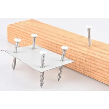 60 pcs White Screws for Home Repair & DIY Projects