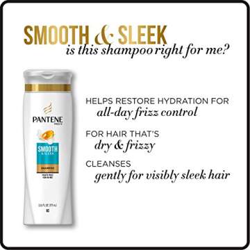 Pantene Argan Oil Shampoo 25.4 OZ and Conditioner 24 OZ for Dry Hair, Smooth and Sleek, Bundle Pack (Packaging May Vary)