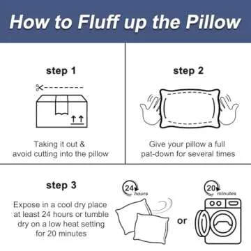 Favocama Pillows Set of 4 Soft Supportive Bedding