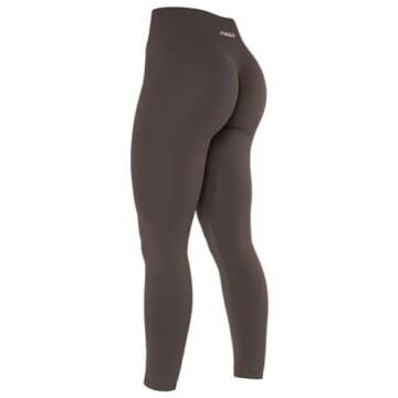 AUROLA Dream Collection Workout Leggings for Women High Waist Seamless Scrunch Athletic Running Gym ...