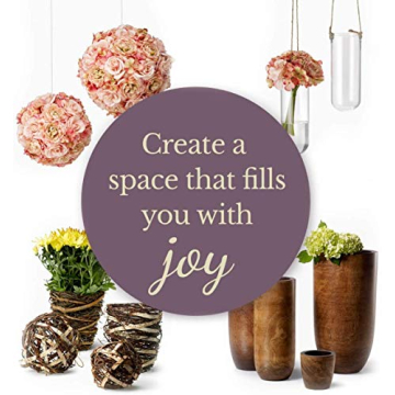 Elegant White Vintage Flower Pot - 7" Ceramic Planter