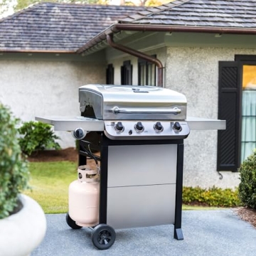 Char-Broil 4-Burner Grill with Side Burner Perfomrance