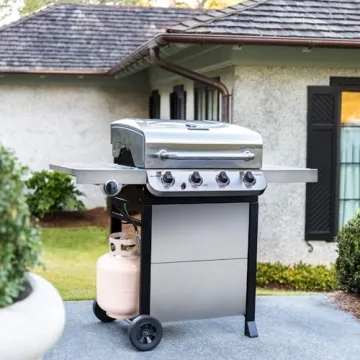 Char-Broil 4-Burner Grill with Side Burner Perfomrance