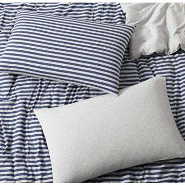 Levi 2-Piece Jersey Knit Bedding Set Soft and Breathable