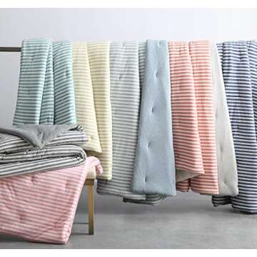 Levi 2-Piece Jersey Knit Bedding Set Soft and Breathable