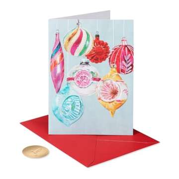 Papyrus Christmas Cards Boxed with Envelopes, Season Shine (14-Count)