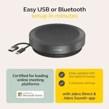 Jabra Speak2 75 Wireless Bluetooth Speakerphone