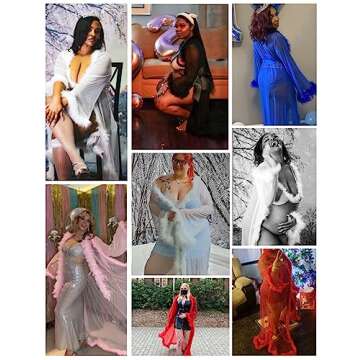 Elegant Long Kimono Robe for Special Occasions