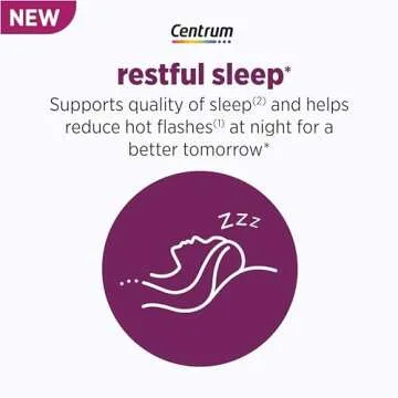 Centrum Restful Sleep Menopause Support Tablets - 28 Count with DailyZz and geniVida
