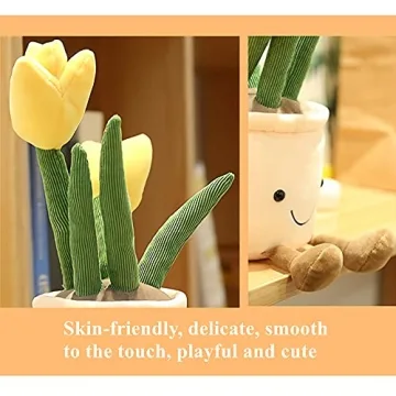 WUZHOU 13.7" Tulip Plush Toy - Perfect Gift for All
