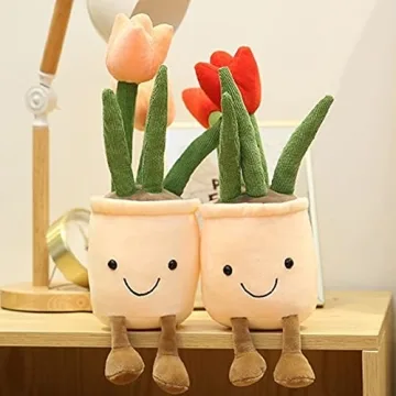 WUZHOU 13.7" Tulip Plush Toy - Perfect Gift for All
