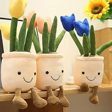 WUZHOU 13.7" Tulip Plush Toy - Perfect Gift for All