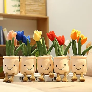 WUZHOU 13.7" Tulip Plush Toy - Perfect Gift for All