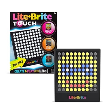 Lite-Brite Touch - Create, Play and Animate - Light Up Portable Stem Sensory Learning Toy, Creative ...