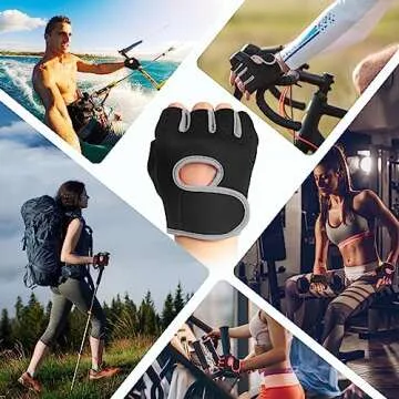 Flammi Women's Exercise Gloves for Fitness & Gym Workouts