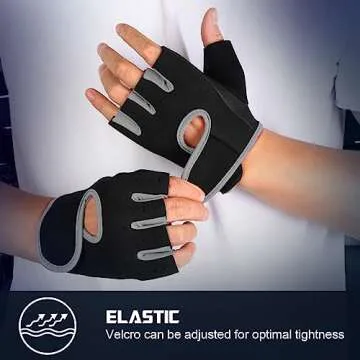 Flammi Women's Exercise Gloves for Fitness & Gym Workouts