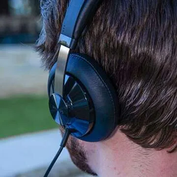 Philips SHP6000 Wired Headphones Studio Monitor & Mixing DJ Stereo Headsets Over Ear Headphones Wired Noise Isolation with High Resolution Audio, Deep Bass and Superior Comfort