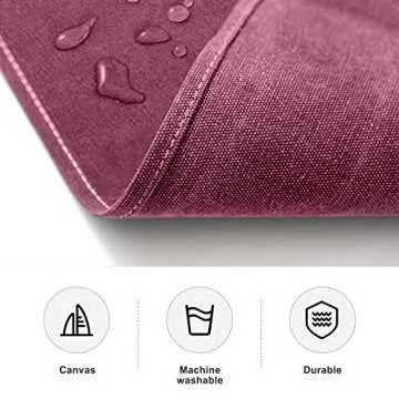 Cotton Canvas Cross Back Apron for Gardening Garden Chef Bartender Work Women Men 3 Pockets Waterproof Adjustable M-XXL Purple