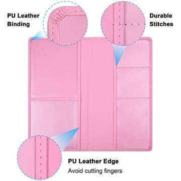 Wisdompro Car Document Holder - Stylish PU Leather Organizer