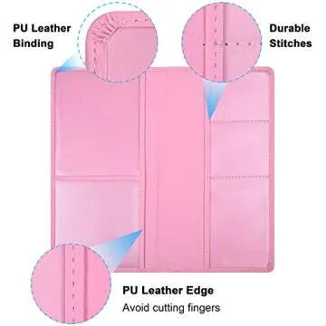 Wisdompro Car Document Holder - Stylish PU Leather Organizer