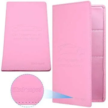 Wisdompro Car Document Holder - Stylish PU Leather Organizer