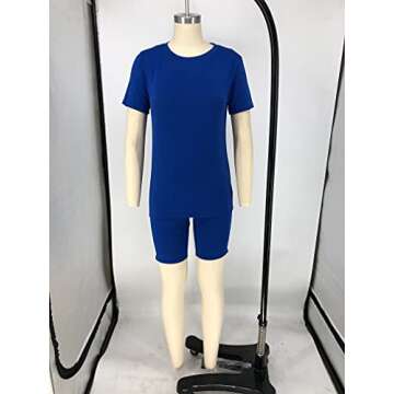 Wakagenki Women's Summer Casual 2 Piece Outfit Set