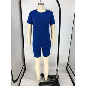 Wakagenki Women's Summer Casual 2 Piece Outfit Set