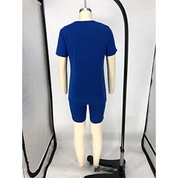 Wakagenki Women's Summer Casual 2 Piece Outfit Set