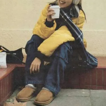 Cozy Women’s Platform Mini Boots – Stylish & Non-Slip Slippers