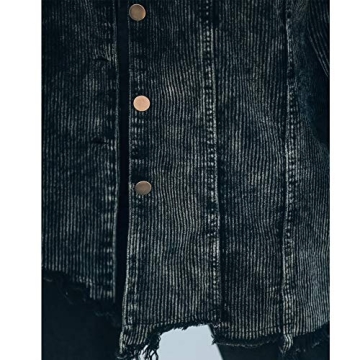 Hixiaohe Oversized Corduroy Jacket for Women