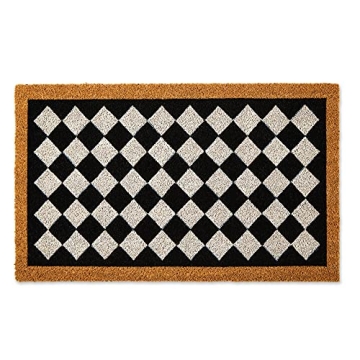DII Natural Coir Geometric Modern Outdoor Door Mat, Durable 17x29 Design for Porch