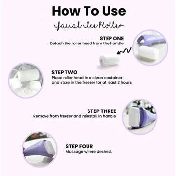 ROSELYNBOUTIQUE Ice Roller Helps Reduce Puffiness and Wrinkles