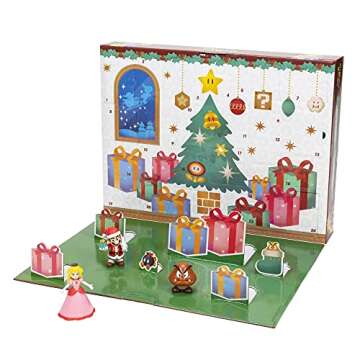 Super Mario Advent Calendar Limited Christmas Edition! - Never Before Seen Santa Mario, Snowman Mari...