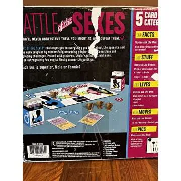 Battle of the Sexes Adult Board Game - Funny Card Games for Adults - Trivia Game Pitting the Men Against the Women - Great for Parties and Couples' Night - 2 or More Players - Ages 16 and Up
