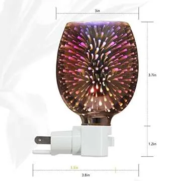 Stylish EQUSUPRO 3D Electric Wax Melter for Aromatherapy