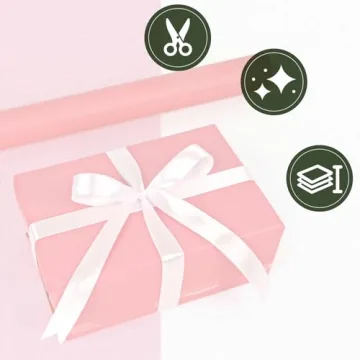 Shindel Pink Wrapping Paper Roll for Gift Wrapping