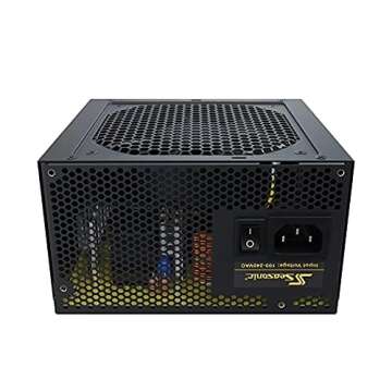 Seasonic FOCUS GX-550, 550W, Full-Modular, Fan Control in Fanless, Silent, and Cooling Mode, Perfect Power Supply for Gaming and Various Application, SSR-550FX.