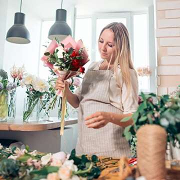 Pajean 320 Sheets Valentine Day Waterproof Bouquet Wrapping Paper Gold Edge Flower Wrapping Paper Assorted Flower Korean Wrap Florist Paper for Bouquets Packaging DIY Crafts Supplies(Fresh Color)