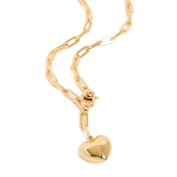 JENNY BIRD Puffy Heart Pendant Necklace for Trendy Women