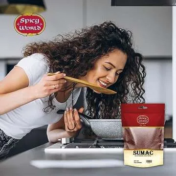 Spicy World Sumac Spice Powder 7 Ounce - Pure Flavor