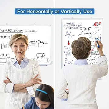 TRIPOLLO 24x18 Magnetic White Board for Home Office