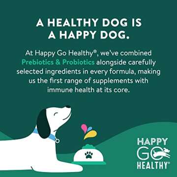 Happy Go Healthy Probiotics | Digestive & Immune Support for Dogs