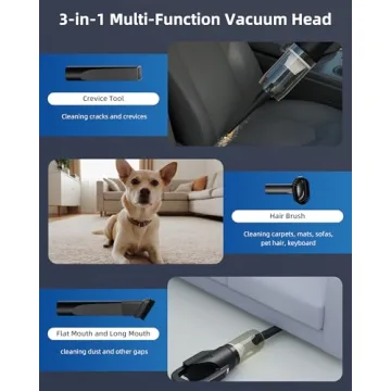 HOLOGO Cordless Handheld Car Vacuum - Strong & Lightweight