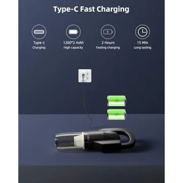 HOLOGO Cordless Handheld Car Vacuum - Strong & Lightweight