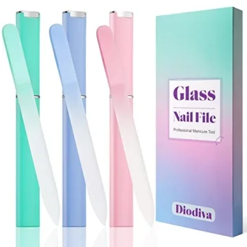 Premium Glass Nail File 3 Pack - Durable, Reusable & Stylish for Perfect Nails