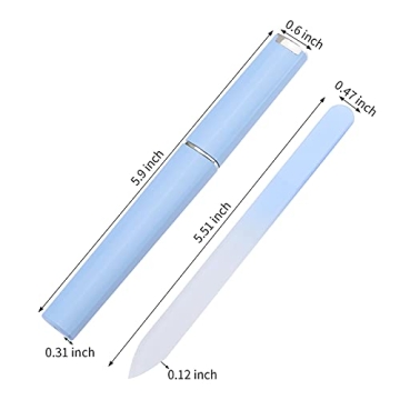 Diodiva Glass Nail Files 3 Pack - Reusable & Stylish Nail Care